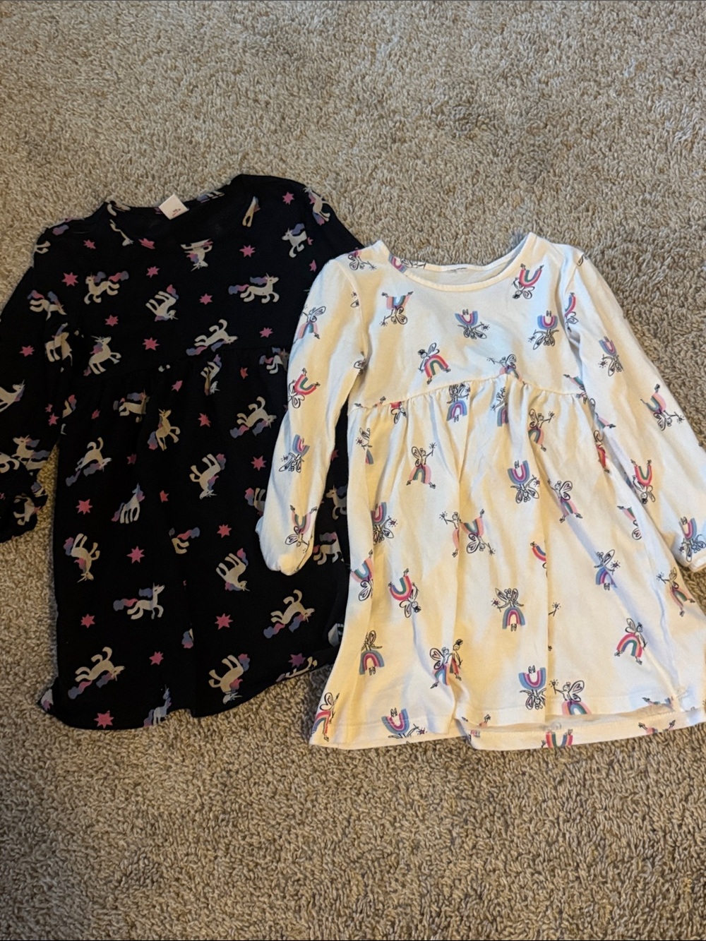 Long sleeve dresses unicorn and fairy